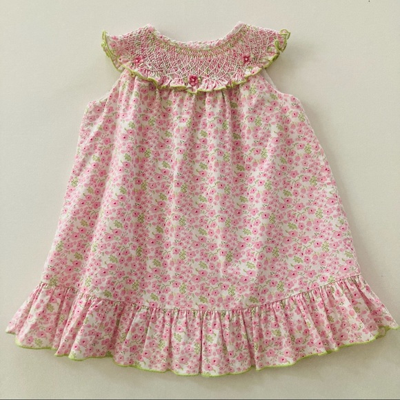 Bonnie Baby Dresses Bonnie Baby Girl 24 Months Pink Floral Smocked